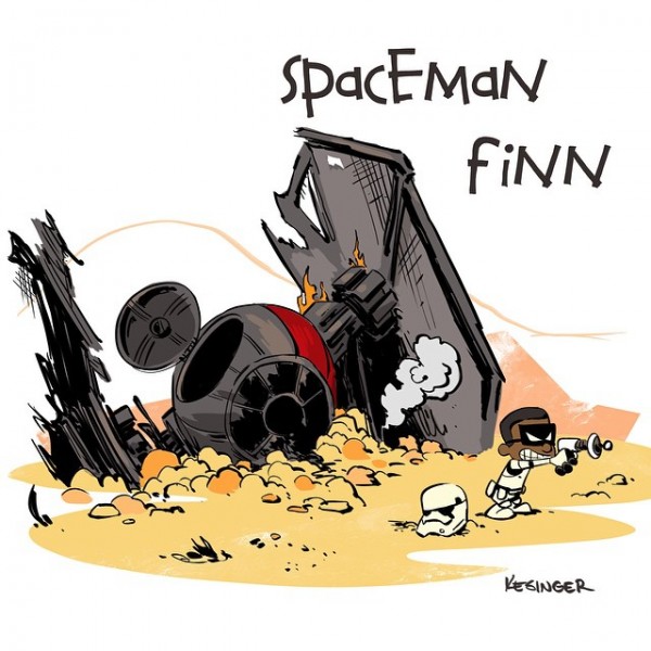 Spaceman Finn – Star Wars reimagined in Calvin and Hobbes style.
