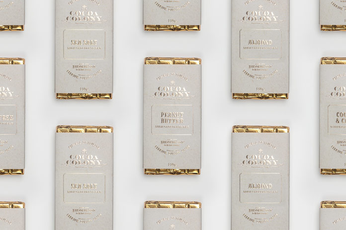 The golden packaging resembles cocoa, which is often called as Amazonian gold.