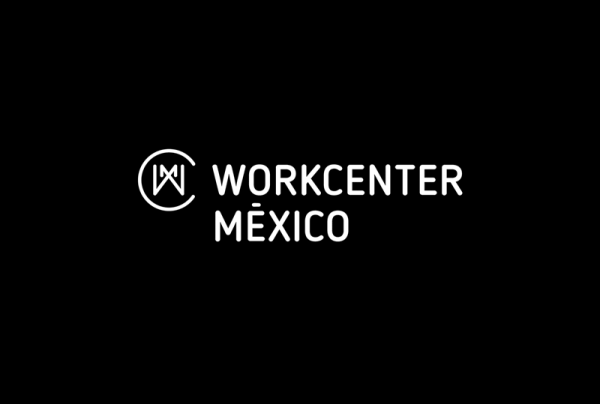 The minimalist logotype in simple black and white.