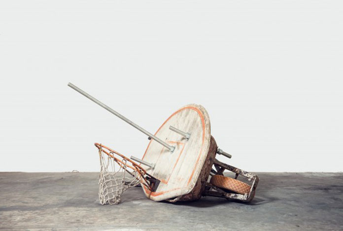Installation by American mixed media artist Evan Robarts.