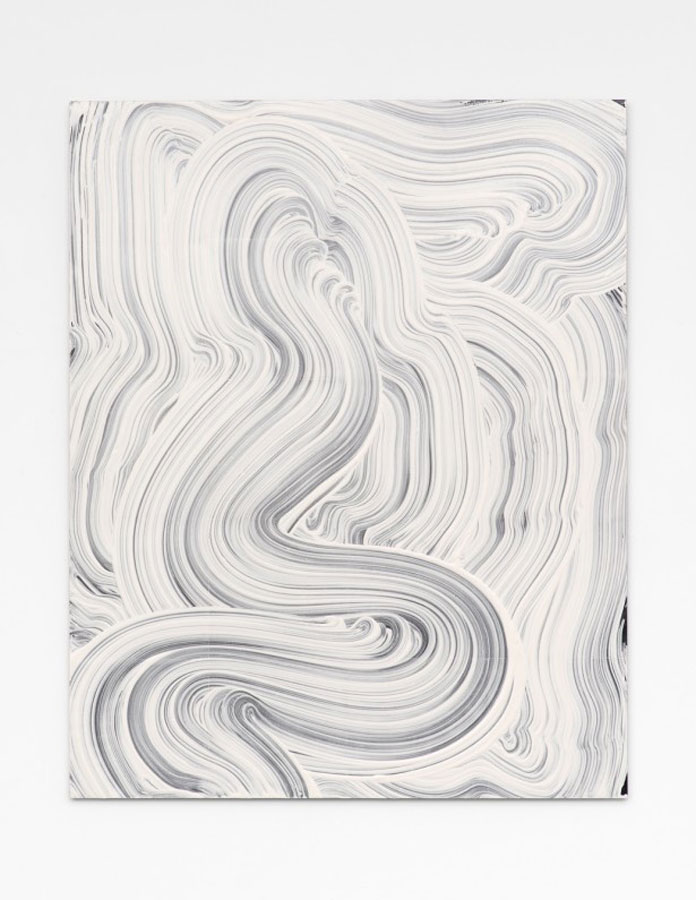 Mop painting created by New York City based artist Evan Robarts.