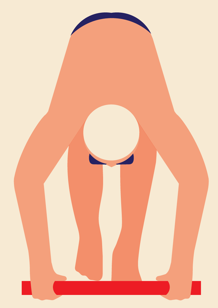 Graphic artwork 'High and Dry' from the 'Above and Below' print series.