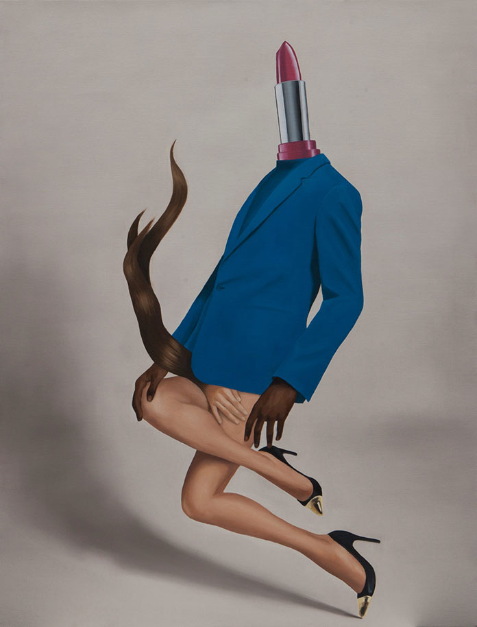 Pleasure without consent, artwork in the size of 117 x 89 cm by Eda Gecikmez.
