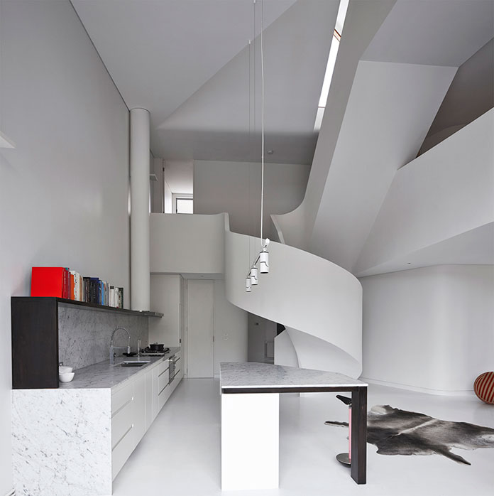 A loft apartment by AAArchitects in West Melbourne VIC, Australia. A loft apartment by AAArchitects in West Melbourne VIC, Australia.