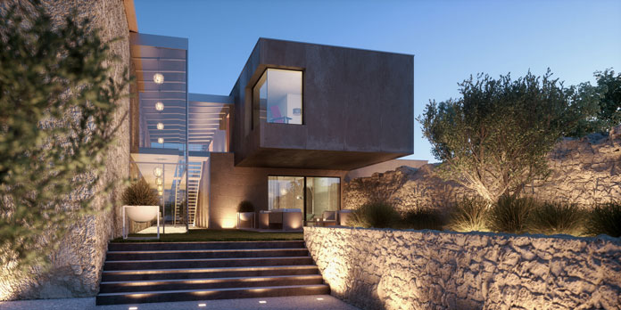 This is the stairway to the entrance of the house. This is the stairway to the entrance of the house.