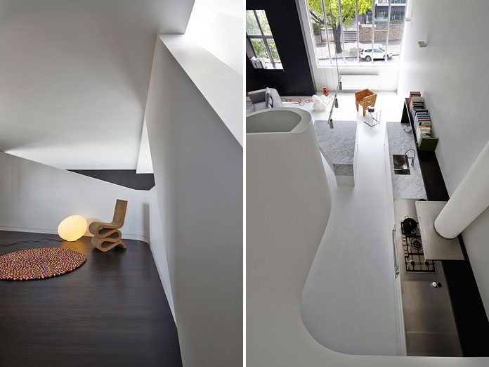 The twisted and swerved architectural concept creates amazing views. The twisted and swerved architectural concept creates amazing views.