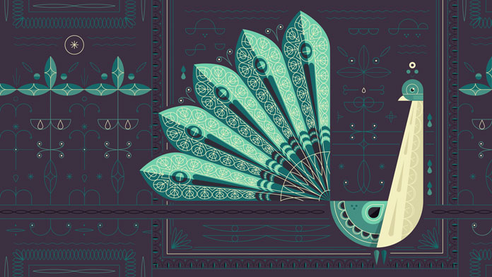 Adobe Creative Cloud learning tutorial - automatic corner generation for pattern brushes in Adobe Illustrator.