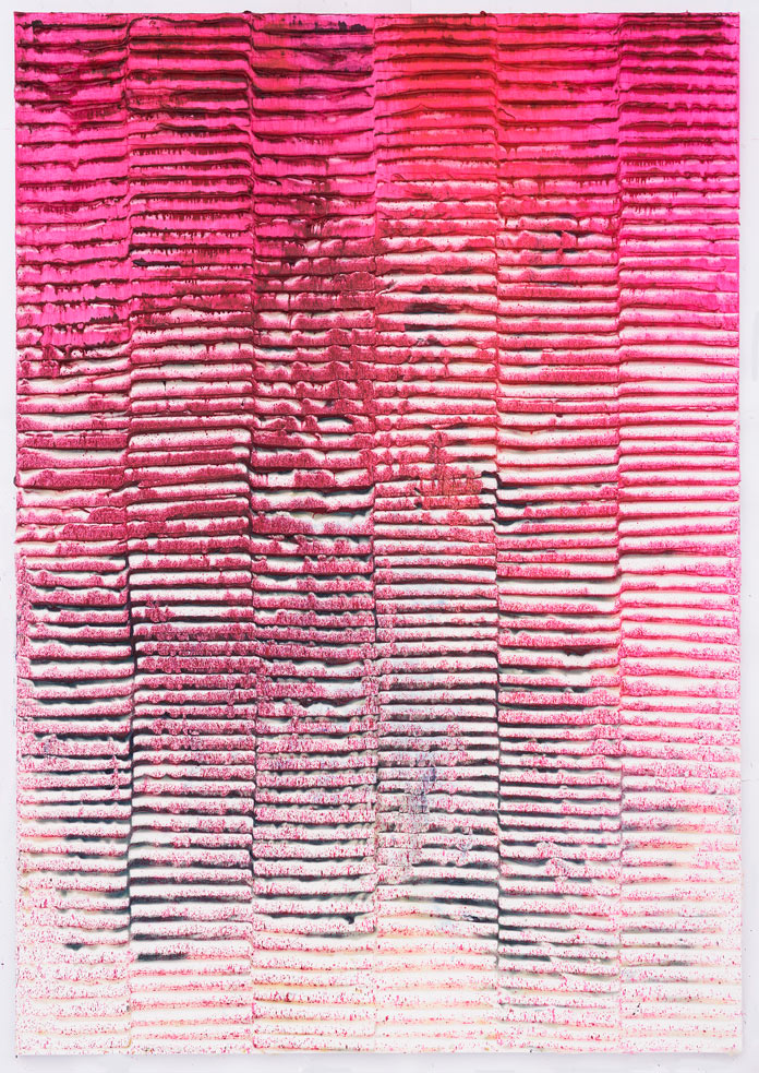 An artwork by Koen Delaere based on a physical surface.