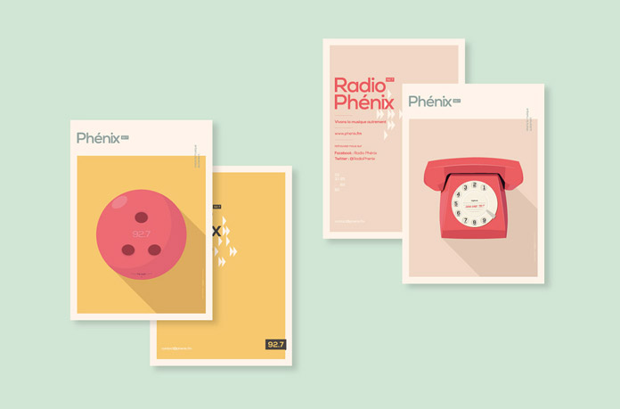 Radio Phénix brand identity and campaign communication by Murmure.