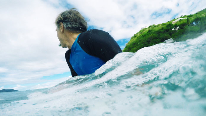 Surf and graphic design legend David Carson.