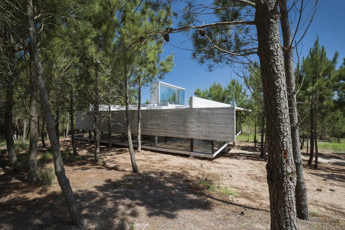 The isolated house on Argentina’s Costa Esmeralda was designed by star architect Luciano Kruk.