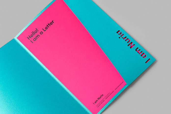 A folder with included stationery.