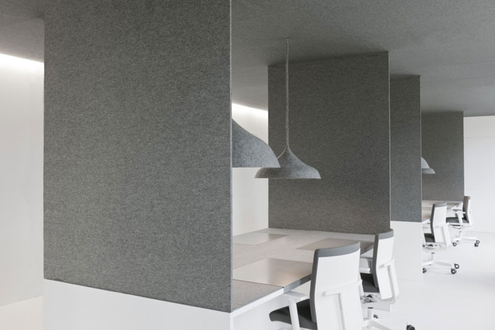Each workspace follows the same uniform design concept.