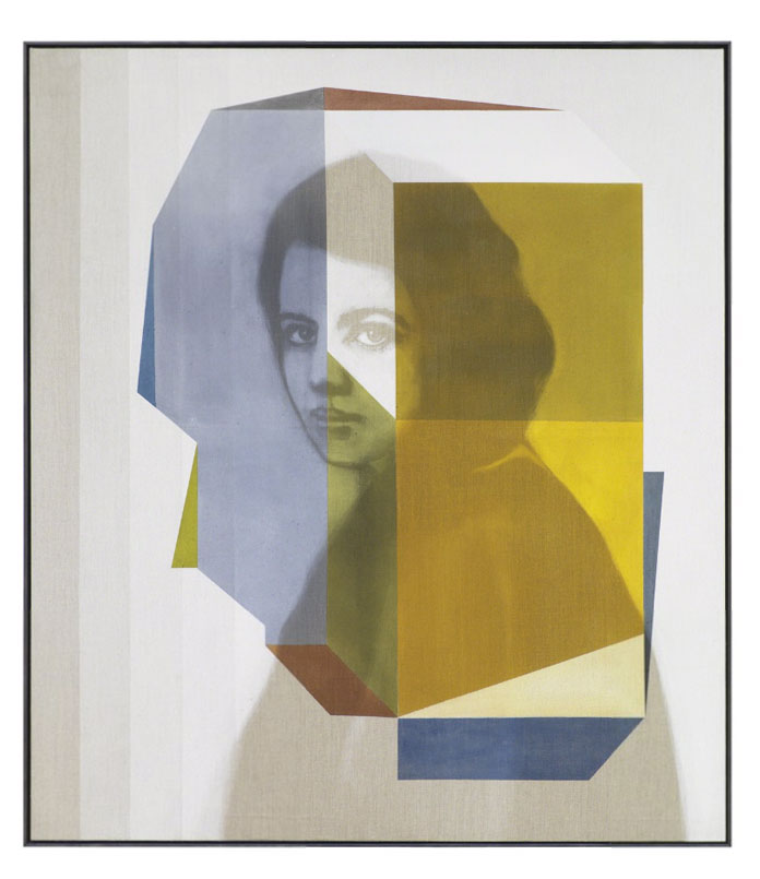 Painting by Matthias Bitzer with acrylic and ink on canvas. Painting by Matthias Bitzer with acrylic and ink on canvas.