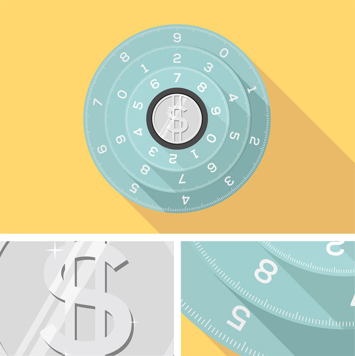 Each illustration is a playful take on the 92.7 number.