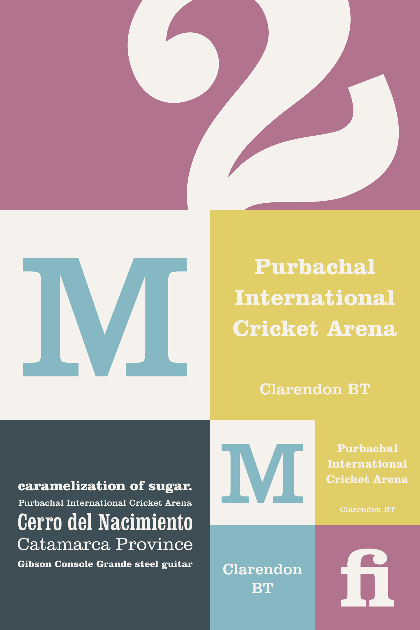 Clarendon font family – Bitstream