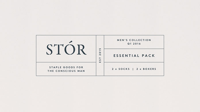 The STÓR logo creation.