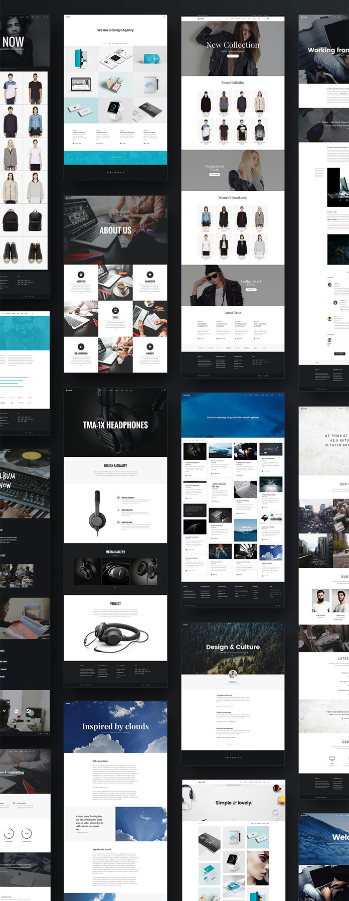 One WordPress theme that lets you create countless layouts. One WordPress theme that lets you create countless layouts.
