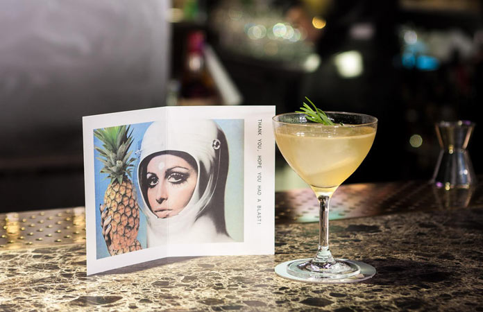Lobby Design has created a fun and quirky bar identity.