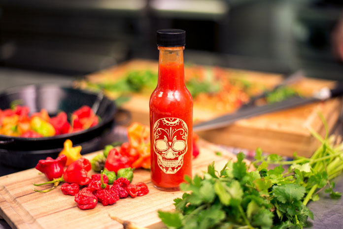Each sauce has its distinctive flavor created by Executive Chef Javier Carmona.