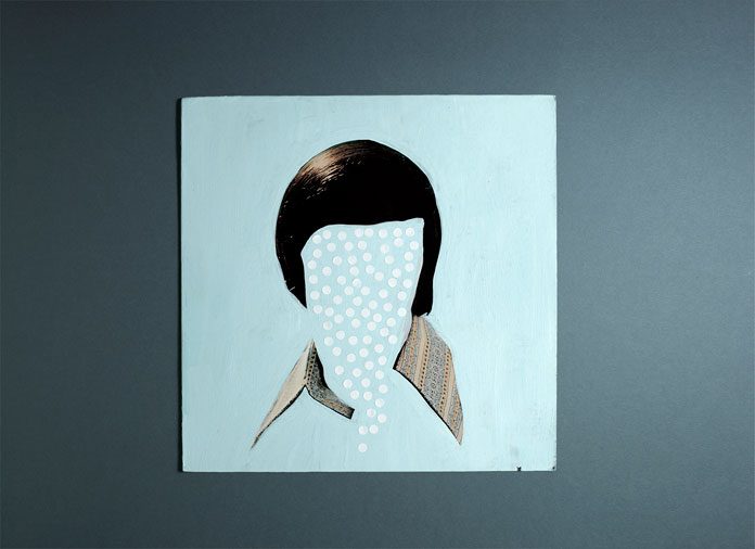 A surreal, anonymous portrait.