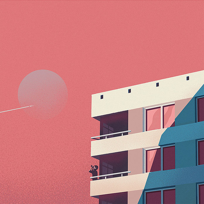 A touch of eastern wanderlust in prefabricated apartment blocks.