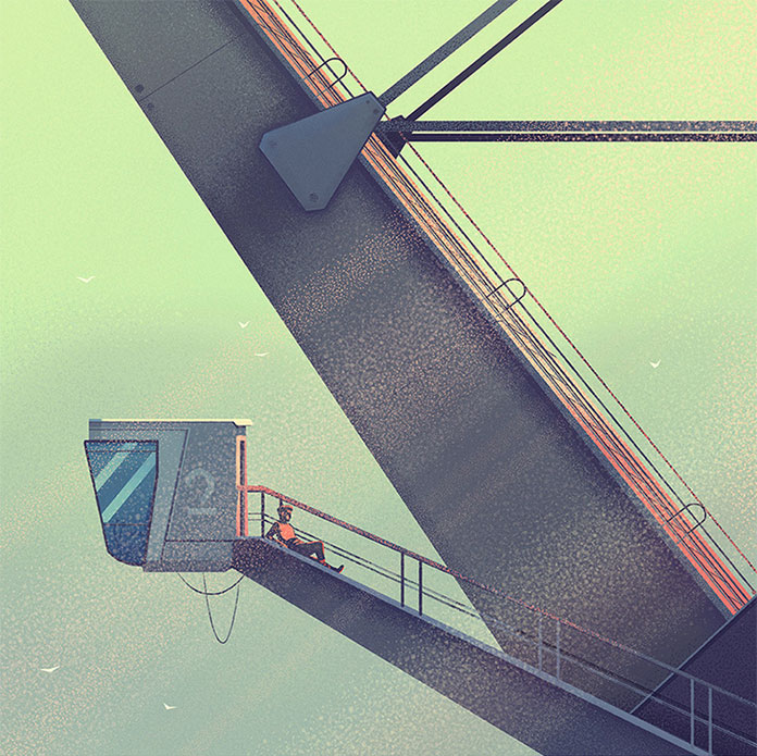Eastern Bloc, a series by Polish illustrator and graphic designer Marcin Wolski.