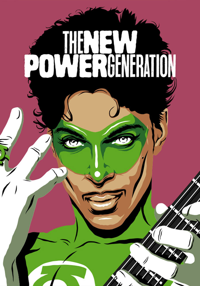 The New Power Generation (Prince as Green Lantern).