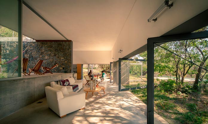 View inside the house.