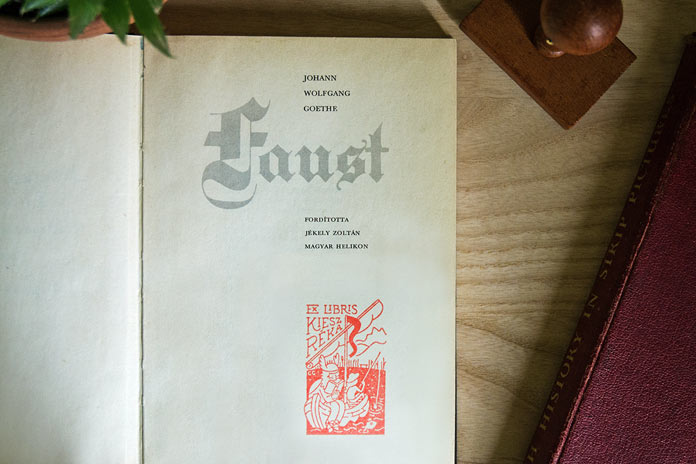 Ex libris for Réka Kiesz.