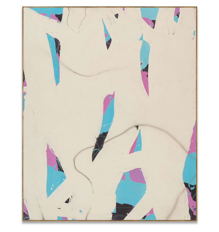 Yorgos Stamkopoulos, Untitled, 2015, acrylic and spray on canvas, 210 x 170 cm Yorgos Stamkopoulos, Untitled, 2015, acrylic and spray on canvas, 210 x 170 cm