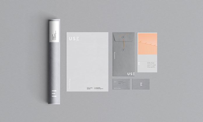 U-S-E (United Solar Energy), corporate identity development by Madelyn Bilsborough.