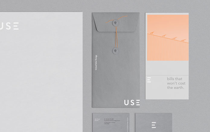 Close up of the printed collateral.