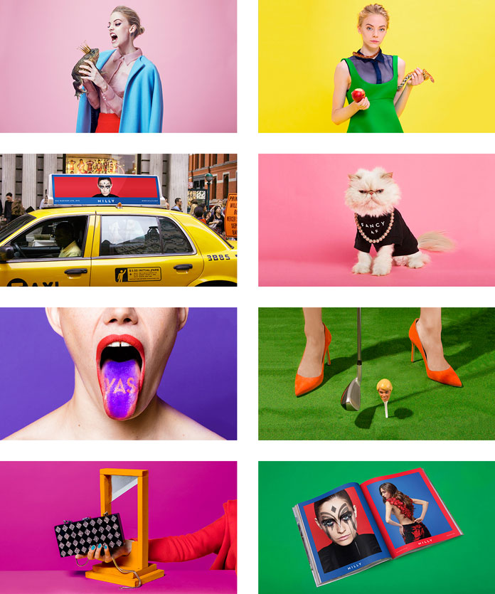 Milly - brand imagery.