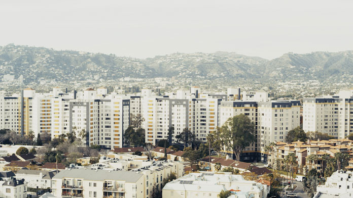View from the top of the building.