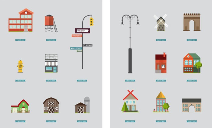 Numerous spreads with detailed illustrations and objects.