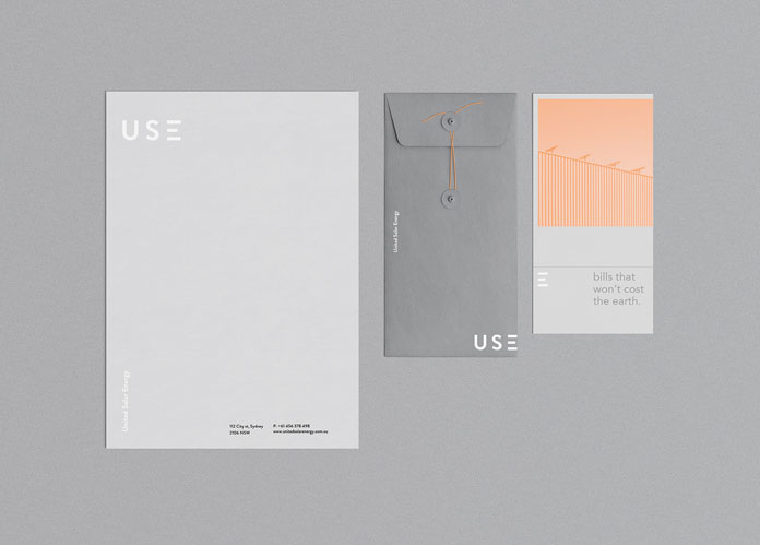 Minimalist print media.