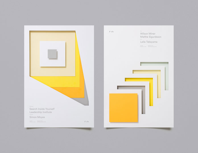 Abstract forms that represent the tactility of paper.