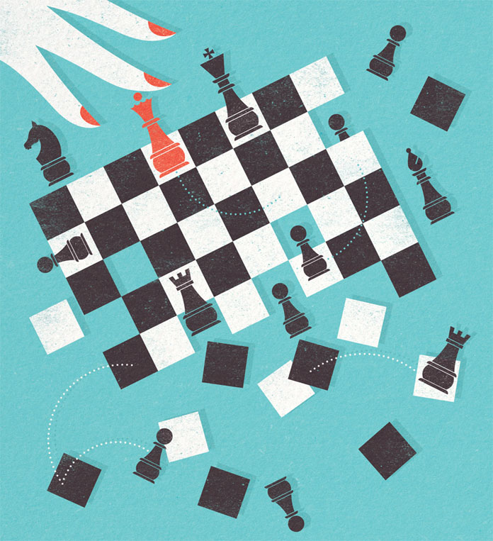 Modern illustrations with a touch of vintage.