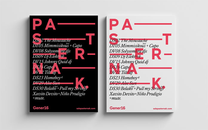 Simple typographic work.