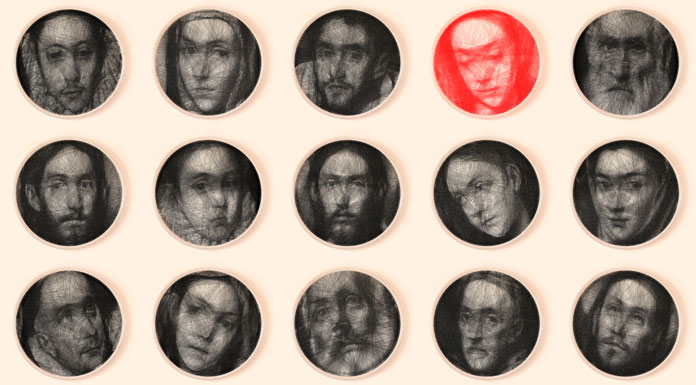 The series by Petro Vrellis is inspired by El Greco’s paintings.