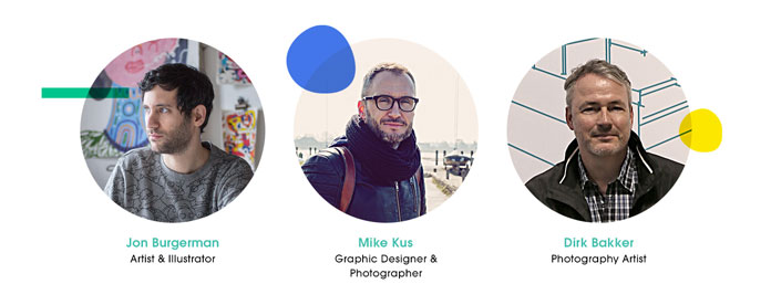 Jon Burgerman, Mike Kus, Dirk Bakker Jon Burgerman, Mike Kus, Dirk Bakker