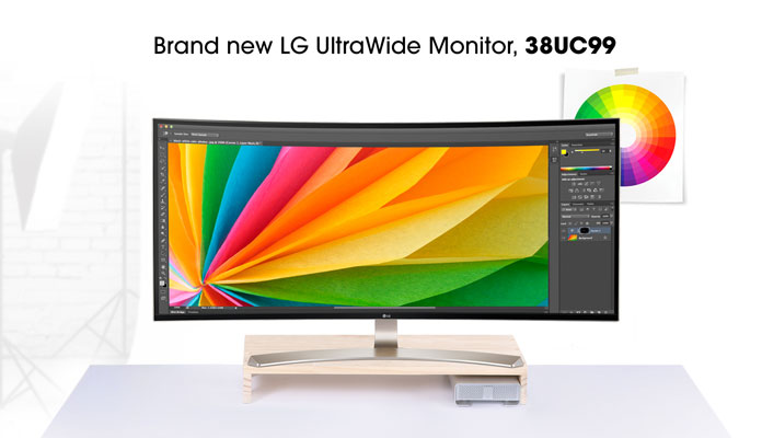 LG UltraWide 38” IPS USB-C monitor 38UC99 LG UltraWide 38” IPS USB-C monitor 38UC99