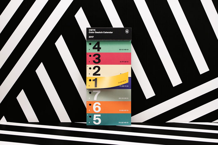 One unique color code each day.