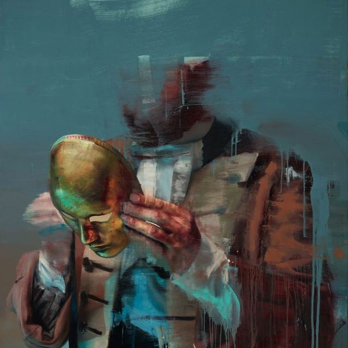 Dare to Bare – painting by artist Conor Harrington Dare to Bare – painting by artist Conor Harrington