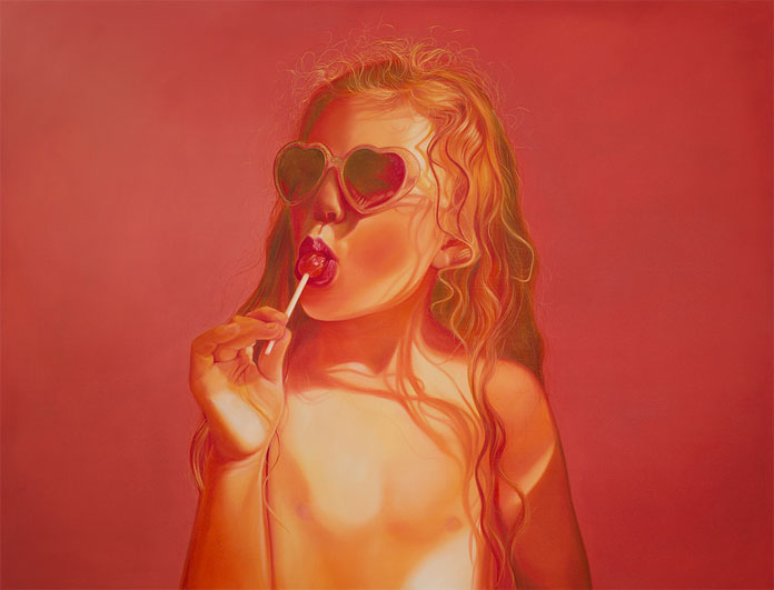 Lolita – painting by Toronto-based artist Jen Mann.