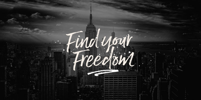 A hand drawn brush script font family for multiple use.