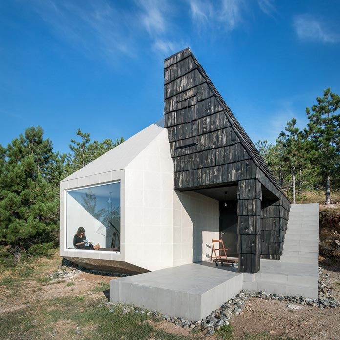 The concept combines modern architectural design with tradition.
