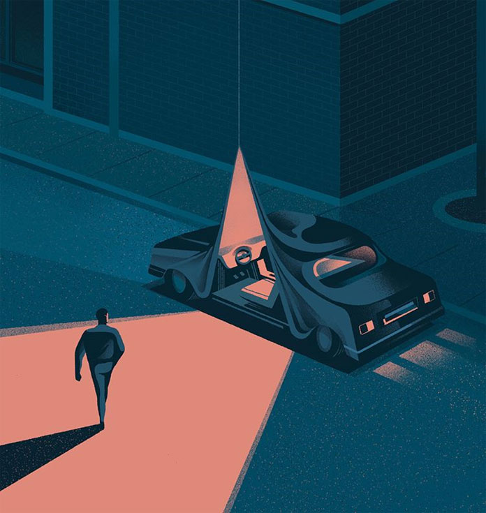 Illustration for The New Yorker. Illustration for The New Yorker.