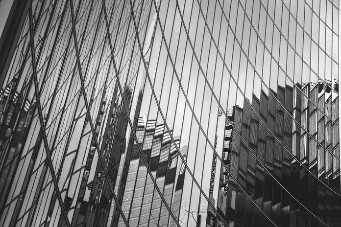 Reflecting lines and shapes.